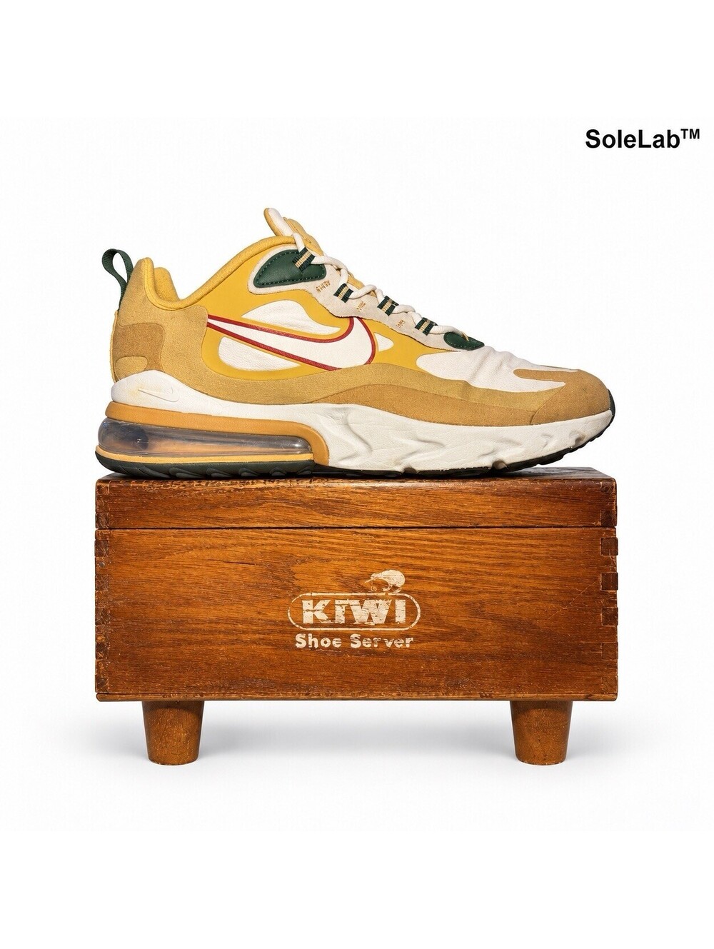 Nike Air Max 270 React Reggae Men’s Size 12 Sneakers AO4971-700